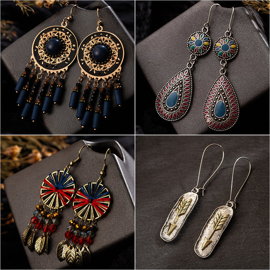 Aretes de Gota en Aleación Elegante - Image 5
