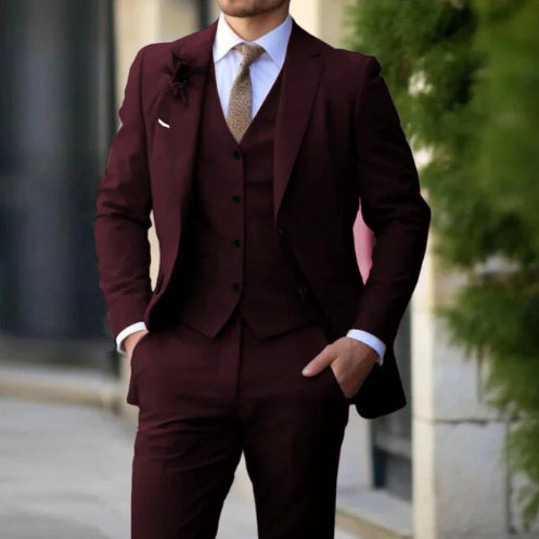 Traje Clásico para Hombre 3 Piezas Corte Slim Fit Premium - Image 7
