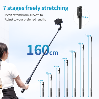 Palo Selfie SK 03 con Trípode 1.5m y Control Bluetooth Inalámbrico - Image 2