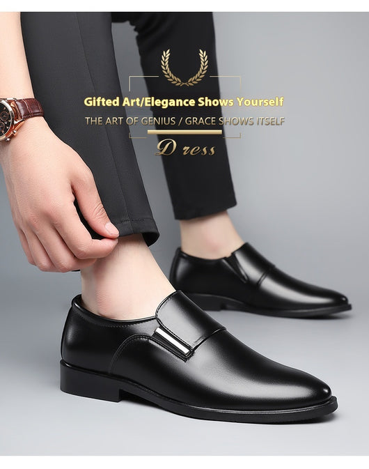 Zapatos Formales de Cuero con Punta Afilada para Hombre - Image 11