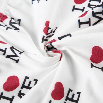 Pantalones Casuales Holgados con Estampado de Letras - Image 11