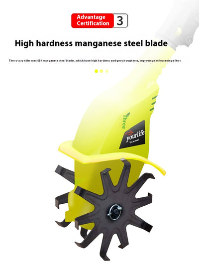 Motoazada Eléctrica Portátil de Litio - Cultivador de Suelo Profesional - Image 13