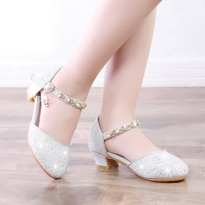 Zapatos de Cristal para Niñas - Tacones Elegantes Infantiles - Image 2