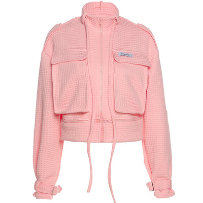 Chaqueta Suelta con Cierre de Cremallera - Diseño Moderno y Versátil - Image 14