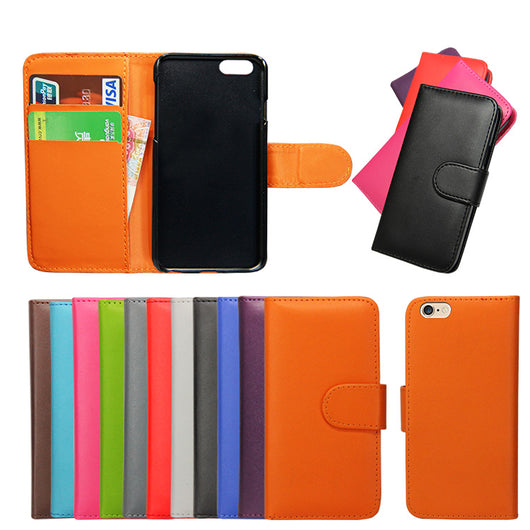 Funda de Cuero Sintético para iPhone con Soporte y Ranuras para Tarjetas - Image 4