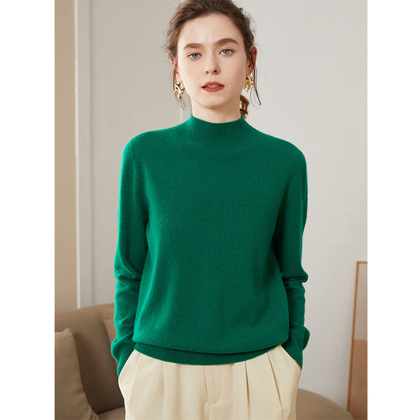 Polera Base Térmica de Lana Tejida para Mujer