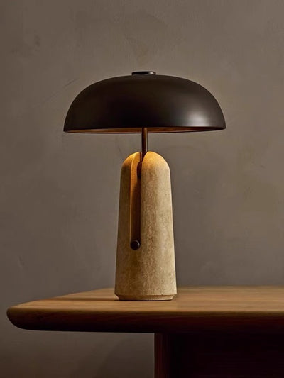 Lámpara de Mesa Seta de Piedra - Diseño Minimalista Creativo - Image 10