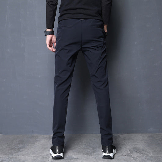 Pantalones Deportivos de Terciopelo Grueso sin Magnético para Otoño e Invierno - Image 4