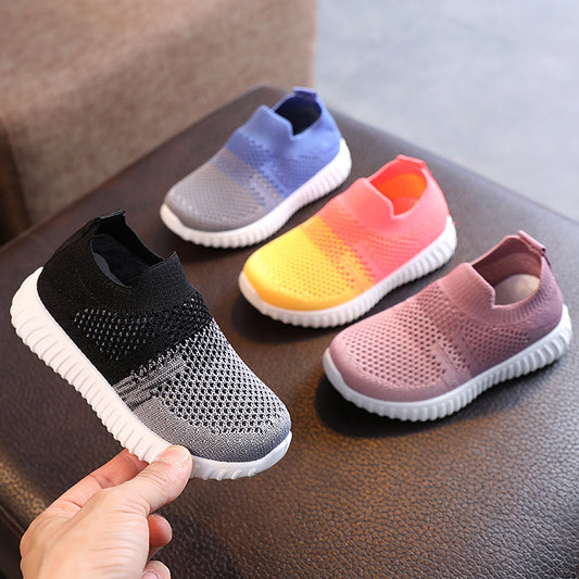 Tenis Tejidos Multicolores para Bebé - Sneakers Casuales Cómodos