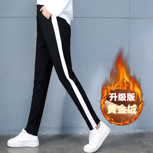 Pantalones Deportivos de Cachemira para Mujer - Cálidos y Elegantes para Otoño e Invierno - Image 6