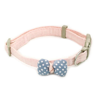 Collar para Gato con Lunares y Moño de Algodón - Image 4