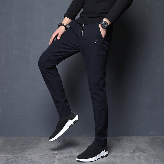 Pantalones Deportivos de Terciopelo Grueso sin Magnético para Otoño e Invierno - Image 3