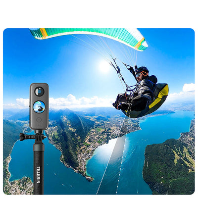 Vara Selfie de Fibra de Carbono para GoPro 12, Insta360 y Cámaras Panorámicas - Image 6