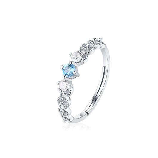 Anillo Retro de Gemas Incrustadas con Diseño Minimalista - Image 10