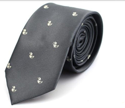 Corbata Estrecha Casual con Diseño Cartoon Versátil y Moderno - Image 10
