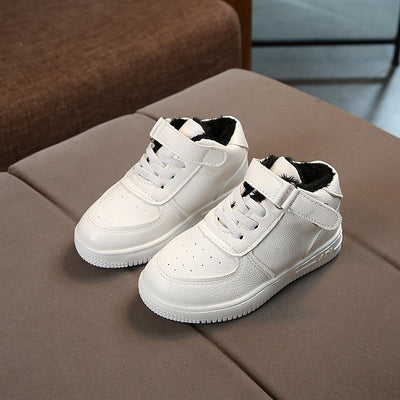 Zapatos Infantiles de Primavera - Zapatillas Blancas de Algodón para Bebés - Image 10
