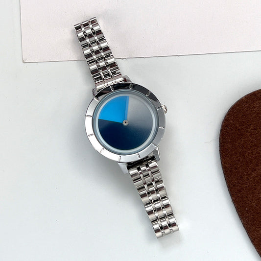 Reloj de Cuarzo para Mujer con Diseño de Gradiente Moderno