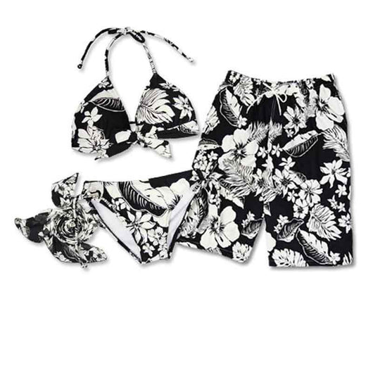 Set de 3 Bikinis para Parejas en Blanco y Negro - Trajes de Baño Reversibles para Termas - Image 5