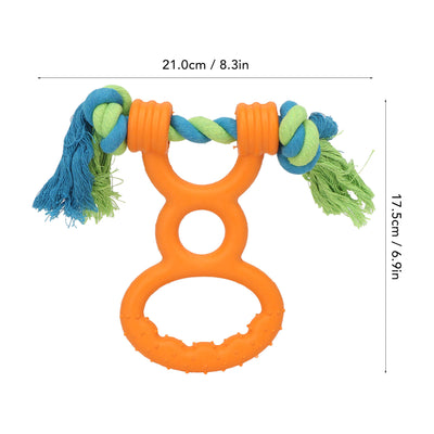 Juguete de Cuerda y Anillo de Goma para Perros - Limpieza Dental y Entrenamiento - Image 5
