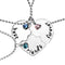 Collar Corazón Roto Cosido