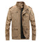 Chaqueta de Trabajo Casual Talla Grande en Algodón Lavable para Hombre