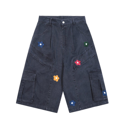 Shorts Casuales Rectos para Mujer con Estampado Hipster Urbano - Image 35
