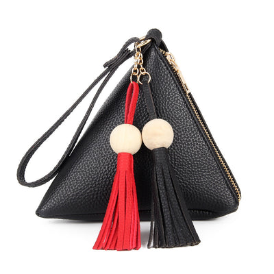 Bolso Mula Triangular con Monedero - Diseño Geométrico para Verano - Image 17