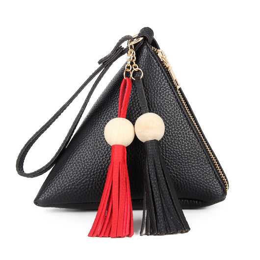 Bolso Mula Triangular con Monedero - Diseño Geométrico para Verano - Image 17