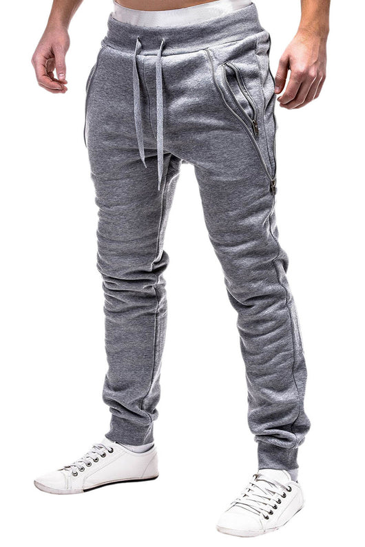 Pantalones deportivos holgados con detalles de cremallera - Image 6