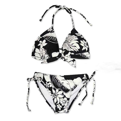 Set de 3 Bikinis para Parejas en Blanco y Negro - Trajes de Baño Reversibles para Termas - Image 6