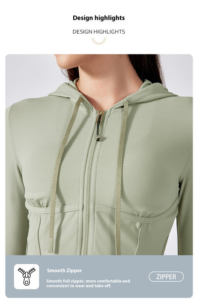Sudadera Deportiva con Capucha Control de Cintura y Efecto Reductivo - Image 15