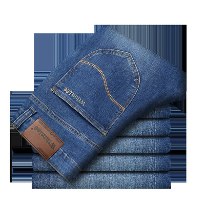 Pantalones Jeans Rectos Holgados Estilo Coreano para Hombre - Image 3