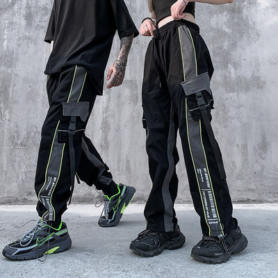 Pantalones deportivos holgados con cintura ajustable - Image 4