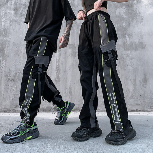 Pantalones deportivos holgados con cintura ajustable - Image 4