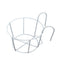 White basket 2pcs - 16cm
