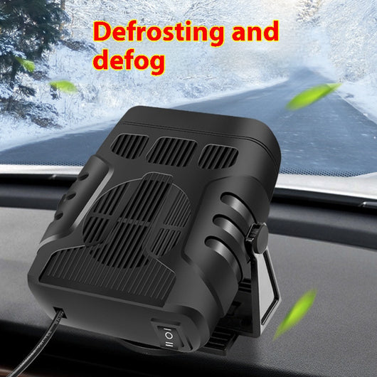 Calefactor Portátil 2 en 1 para Auto - Descongelante y Climatizador