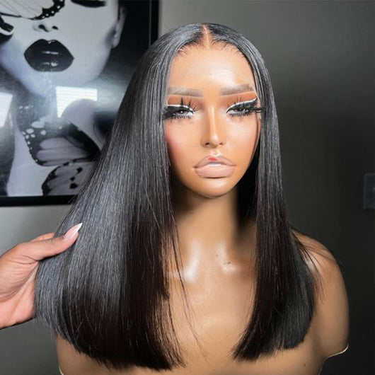 Peluca Frontal de Encaje Negro Estilo Europeo y Americano - Image 16