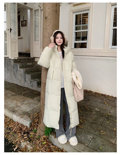 Chaqueta Acolchada Suelta para Mujer con Capucha - Abrigo de Algodón - Image 11