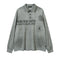 Polo Manga Larga con Letras Distressed Punk Waste Soil