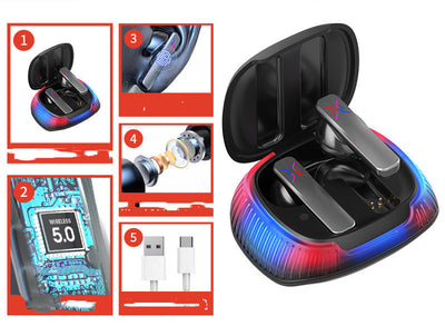 Auriculares Gaming Inalámbricos Hall Flashing de Baja Latencia - Image 13
