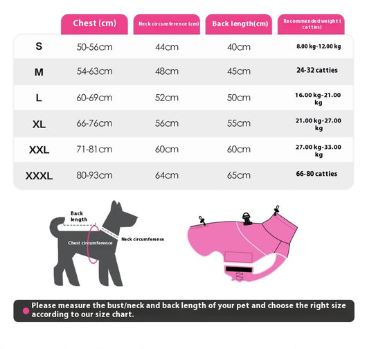 Abrigo Acolchado para Perros Medianos y Grandes - Algodón Térmico Protector - Image 10