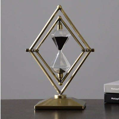 Reloj de Arena Decorativo con Estructura Metálica - Image 3
