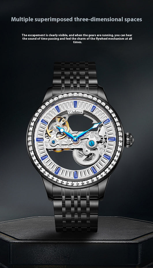 Reloj Mecánico de Lujo con Zirconia Resistente al Agua - Image 11