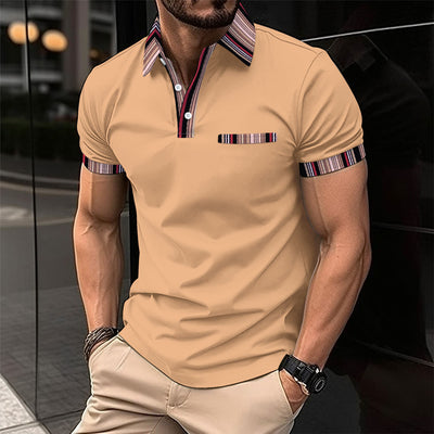Playera Casual para Hombre con Cuello Estampado - Image 3