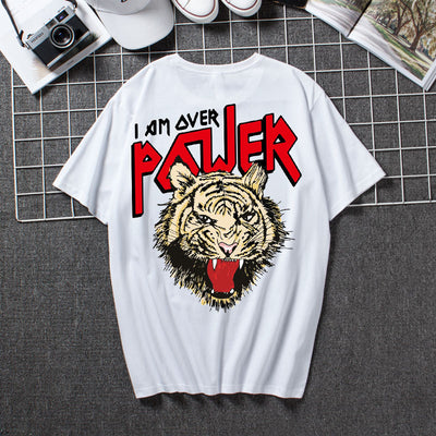 Playera Estampado Cabeza de Tigre Manga Corta - Image 13