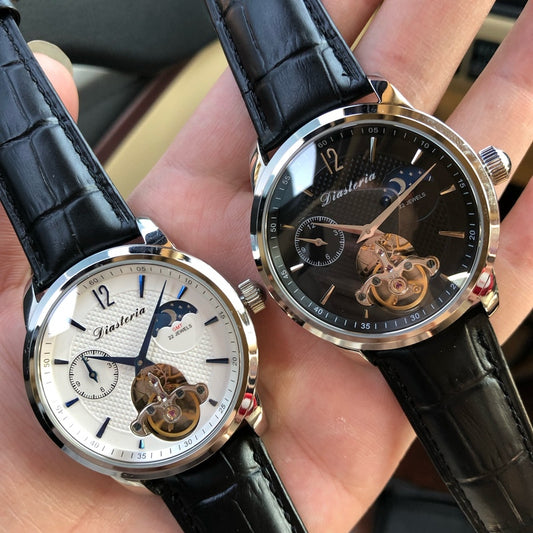 Reloj Mecánico Automático con Correa de Cuero - Image 2