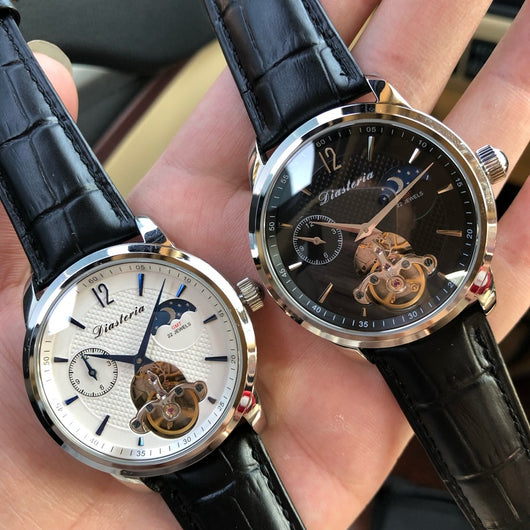 Reloj Mecánico Automático con Correa de Cuero - Image 2