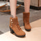 Botas Martin para Mujer - Tacón Alto Cálido Otoño Invierno