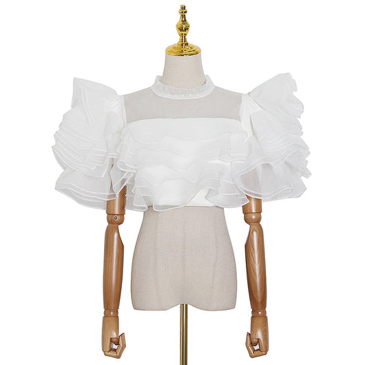 Blusa de Malla con Volantes Estilo Palacio - Image 10