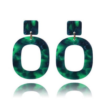 Aretes de Acrílico Estampado Leopardo - Image 29